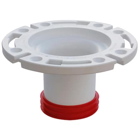 888-GPM 3 In. PVC Push Tite Gasketed Closet Flange